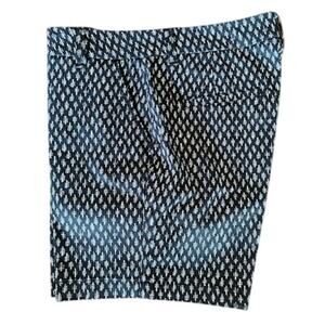 Riders by Lee Mid Rise Printed Shorts – Size 6M – Black & White Ikat
